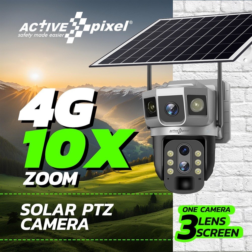 4MP+4MP Solar CCTV Camera 